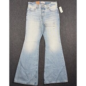 PacSun Jordan Baggy Boot Jeans Medium Indigo Wash 31x32 NEW